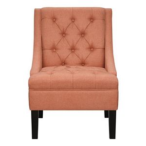 Pulaski Tufted Swoop Arm Accent Chair