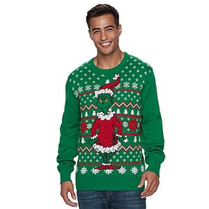 Men's Grinch Ugly Christmas Sweater