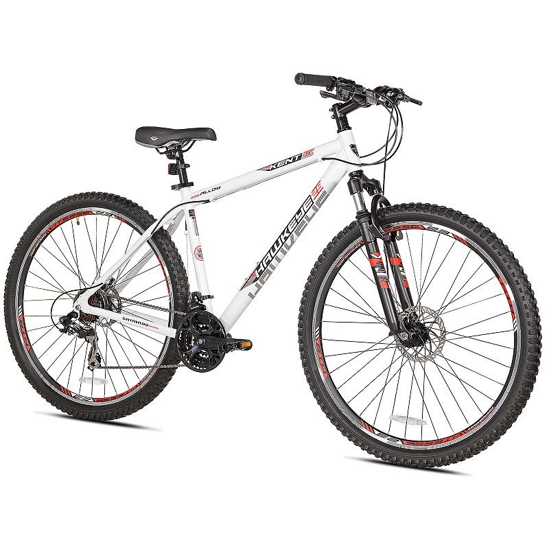 Men's Kent Hawkeye 29-Inch Mountain Bike, White. incomplete 