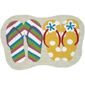 Couristan Covington Accents Summer Sandals Indoor Outdoor Rug - 2' x 3'