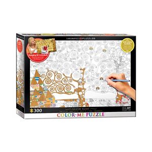 Eurographics Inc. 300-pc. Gustav Klimt's Tree Of Life Color-Me Puzzle