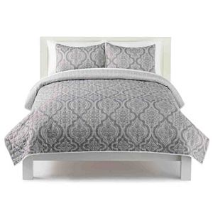 The Big One® Damask Geo Print Quilt Set