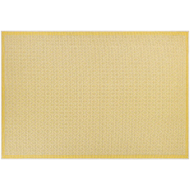 Couristan Monaco Sea Pier Subtle Lattice Indoor Outdoor Rug, Multicolor, 7.5X10.5Ft