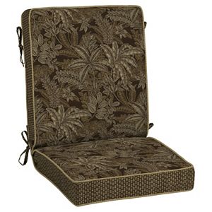 Bombay® Outdoors Palmetto Floral Snap Dry Reversible Chair Cushion