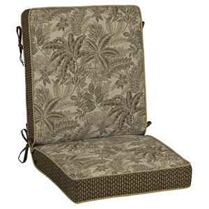 Bombay® Outdoors Palmetto Floral Snap Dry Reversible Chair Cushion