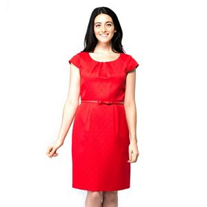 Women's ILE New York Solid A-Line Dress