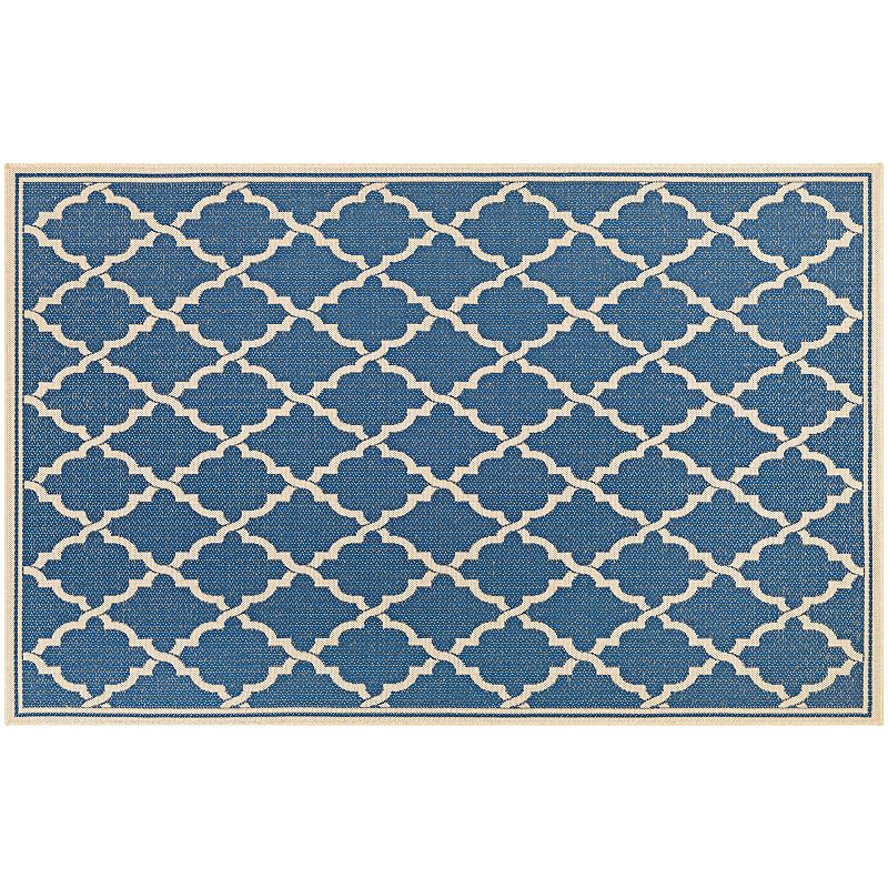 Couristan Monaco Ocean Port Trellis Indoor Outdoor Rug, Multicolor, 8.5X13 Ft
