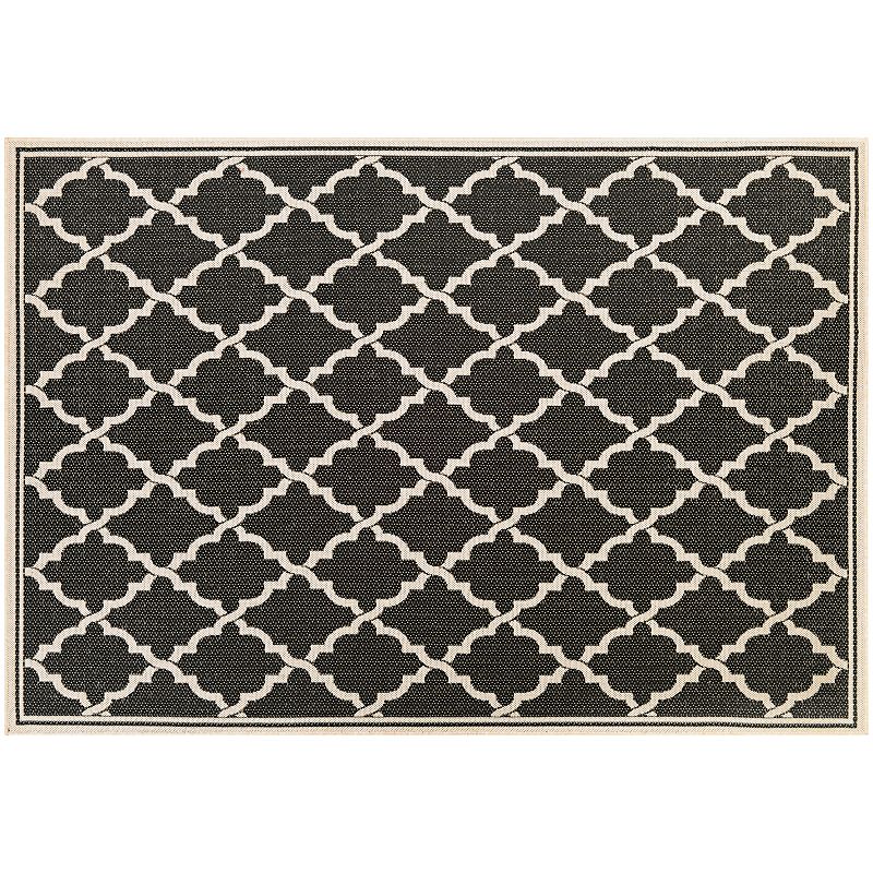 Couristan Monaco Ocean Port Trellis Indoor Outdoor Rug, Multicolor, 5X7.5 Ft