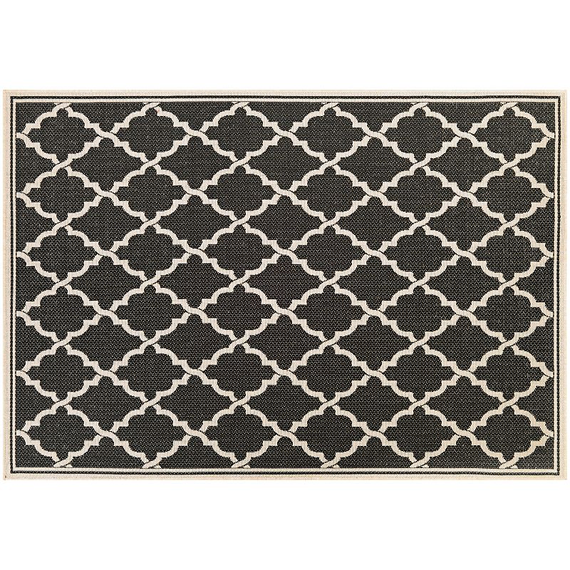 Couristan Monaco Ocean Port Trellis Indoor Outdoor Rug, Multicolor, 6X9 Ft