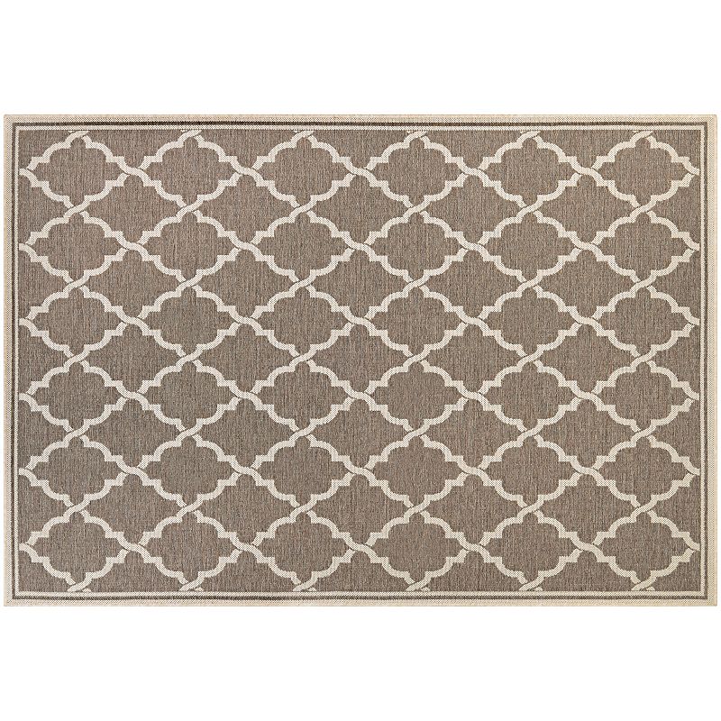 Couristan Monaco Ocean Port Trellis Indoor Outdoor Rug, Multicolor, 8.5X13 Ft