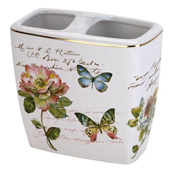 Avanti Butterfly Garden Toothbrush Holder