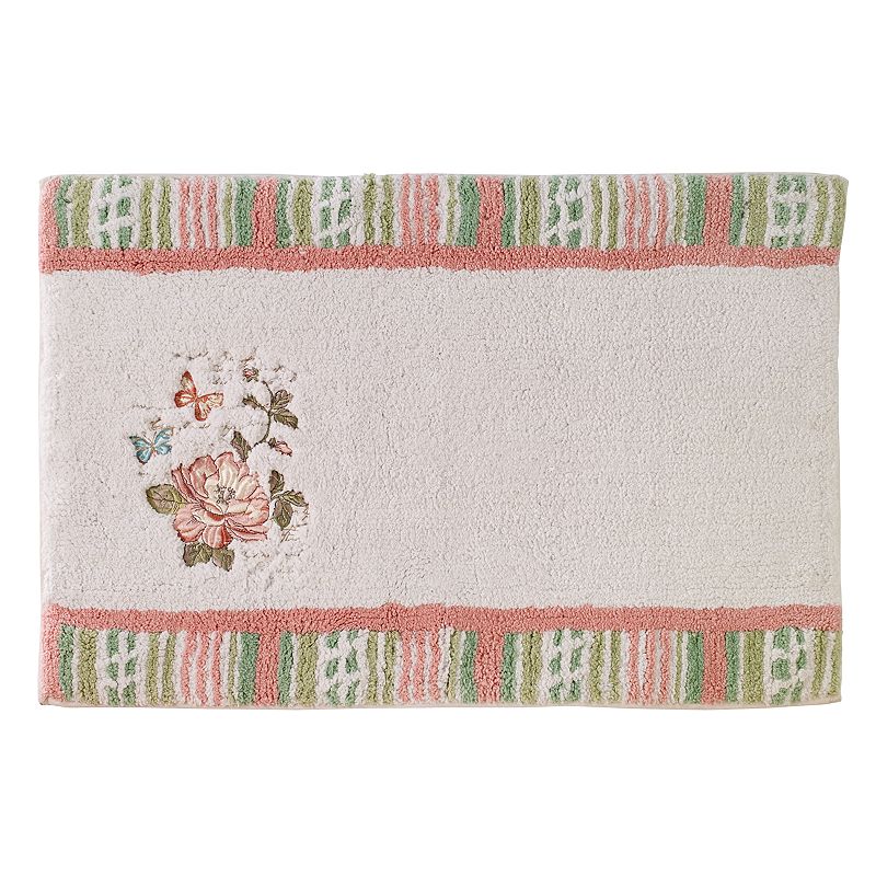 UPC 021864360970 product image for Avanti Butterfly Garden Rug, White | upcitemdb.com