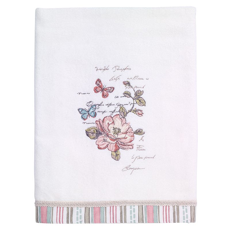 Avanti Butterfly Garden Bath Towel, Multicolor