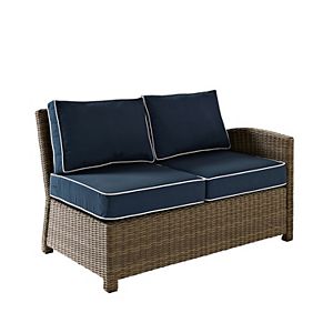 Crosley Outdoor Bradenton Outdoor Wicker Sectional Right Corner Loveseat