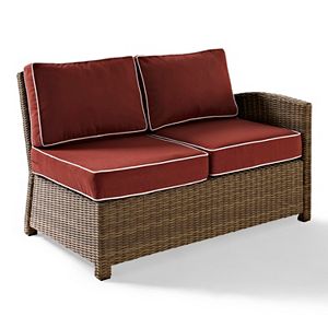 Crosley Outdoor Bradenton Outdoor Wicker Sectional Right Corner Loveseat