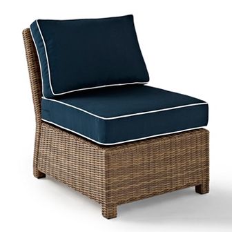 Crosley Outdoor Bradenton Outdoor Wicker Sectional Center Chair