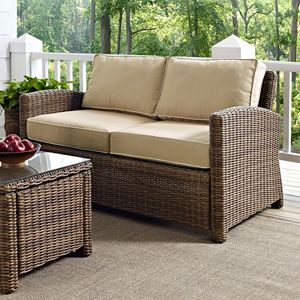 Crosley Outdoor Bradenton Outdoor Wicker Loveseat