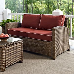 Crosley Outdoor Bradenton Outdoor Wicker Loveseat