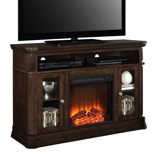 Ameriwood Brooklyn Electric Fireplace Tv Stand