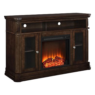 Ameriwood Brooklyn Electric Fireplace TV Stand