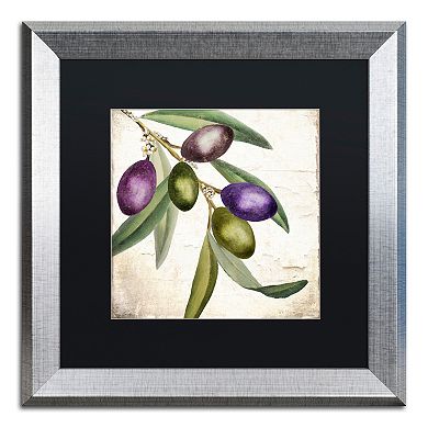 Trademark Fine Art Olive Branch I Framed Wall Art