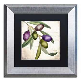 Trademark Fine Art Olive Branch I Framed Wall Art