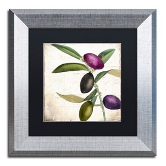 Trademark Fine Art Olive Branch II Framed Wall Art