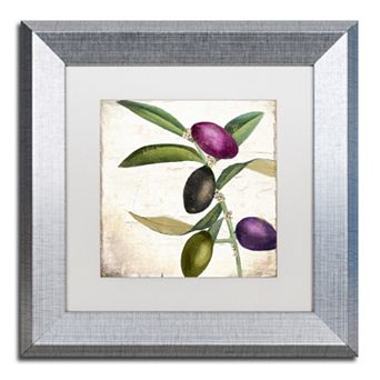 Trademark Fine Art Olive Branch II Framed Wall Art