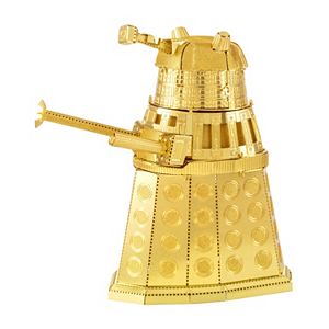 Fascinations Dr. Who Gold Dalek Metal Earth 3D Laser Cut Model Kit
