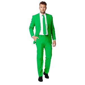 Men's OppoSuits Slim-Fit Green Novelty Suit & Tie Set
