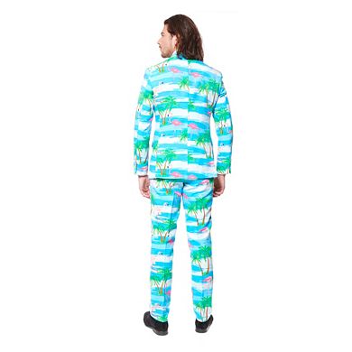Men's OppoSuits Slim-Fit Flaminguy Suit & Tie Set