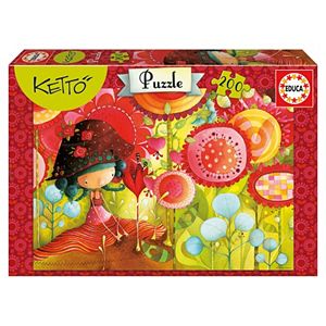 Educa 200-pc. Ketto Jungle of Flowers Jigsaw Puzzle