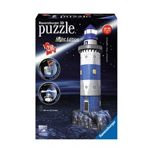 Ravensburger 216-pc. 3D Puzzle Lighthouse Night Edition Puzzle