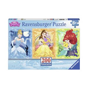 Disney Princess Cinderella, Belle & Ariel 200-pc. Panoramic Puzzle by Ravensburger