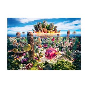 Willow Creek Press 1000-pc. Food Landscapes Coralscape Jigsaw Puzzle