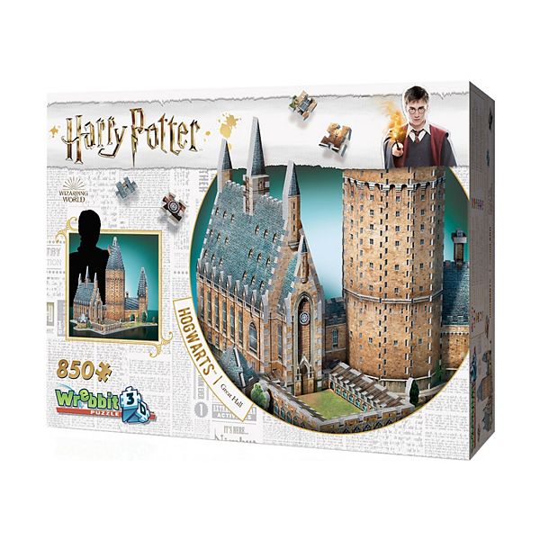 850 Pieces 3D Puzzle Harry Potter Hogwarts Great Hall NEW Wrebbit 