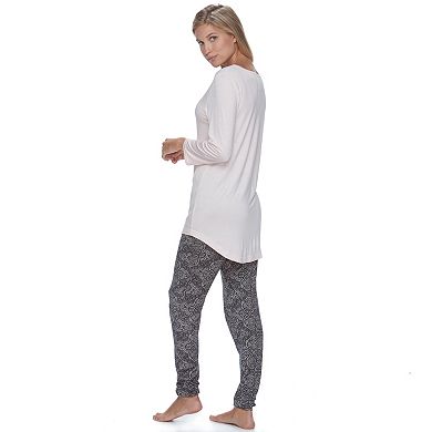 Women's Apt. 9® Pajamas: Tunic & Banded Bottom Sleep Pants Pants PJ Set