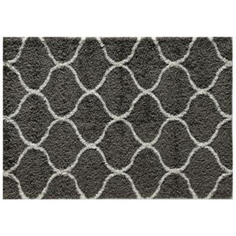 Rugs America Feather Shag Links Trellis Rug