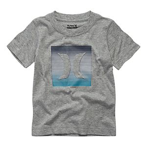 Baby Boy Hurley Striped Logo Graphic Tee