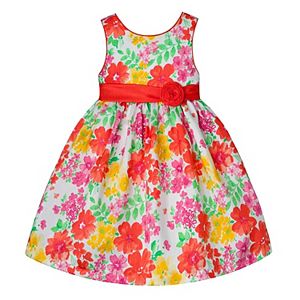 Girls 7-16 American Princess Coral Floral Dress