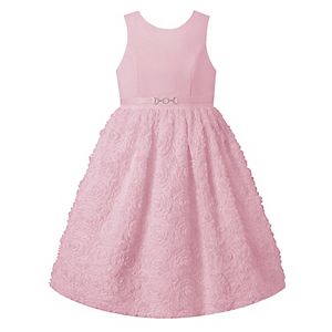 Girls 7-16 Size American Princess Floral Soutache Dress