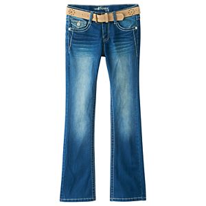 Girls 7-16 Wallflower Embroidered Bootcut Jeans