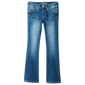 Girls Plus Size Wallflower Back-Flap Bootcut Jeans