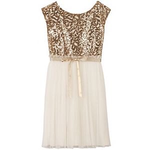 Girls 7-16 Speechless Embellished Sequin Body Dress
