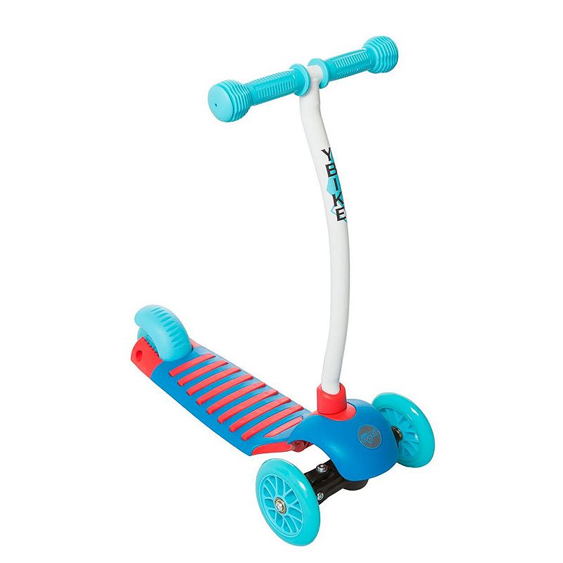 YBIKE GLX Cruze Three-Wheeled Scooter, Blue