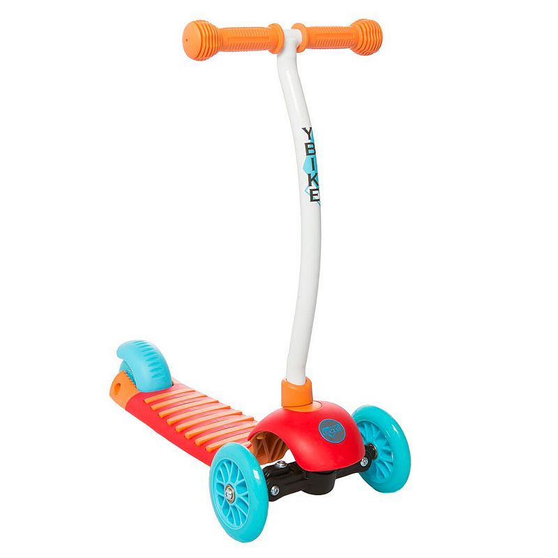 YBIKE GLX Cruze Three-Wheeled Scooter, Orange