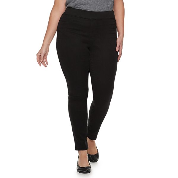 Plus Size Sonoma Goods For Life® Pull-on Skinny Jeans