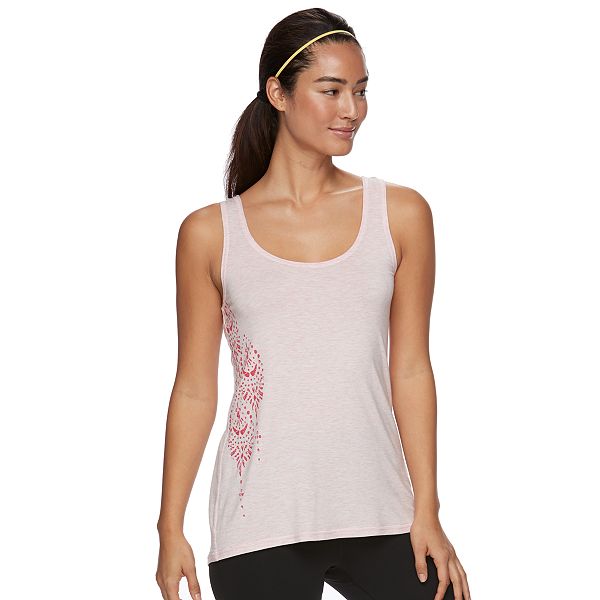 Sleeveless Racerback Workout & Yoga Shirt Gaiam Womens Muscle Tank Top