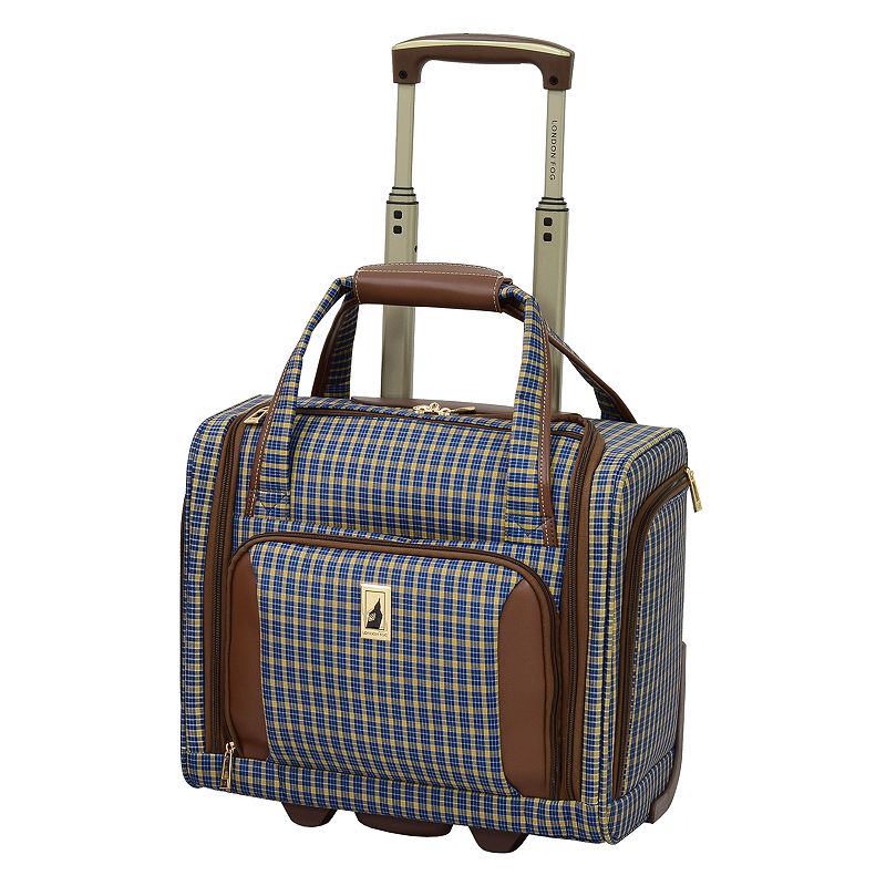 UPC 044142781540 product image for London Fog Kensington 15-Inch Wheeled Underseater Carry-on Luggage, Blue | upcitemdb.com