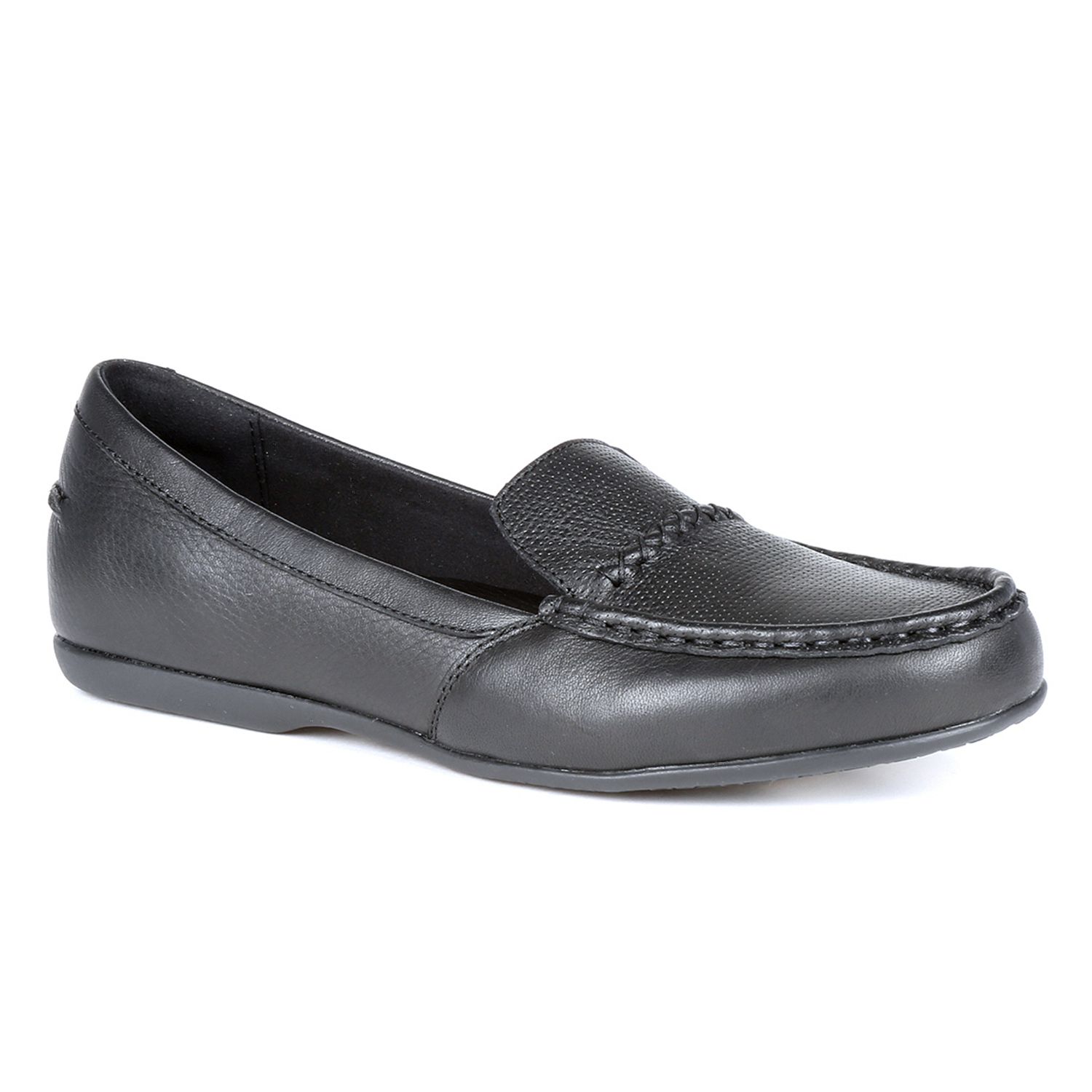black womens loafers